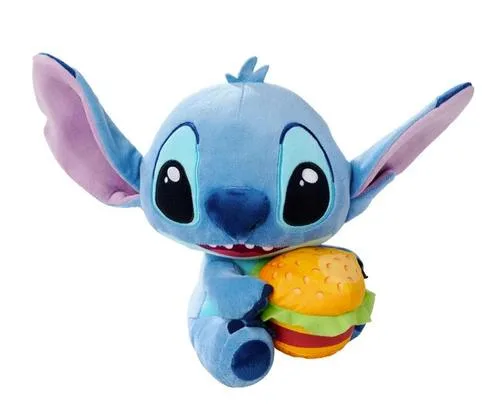 Jucarie de plus Disney Stitch cu burger — Recenzie, calitate și preț actualizat