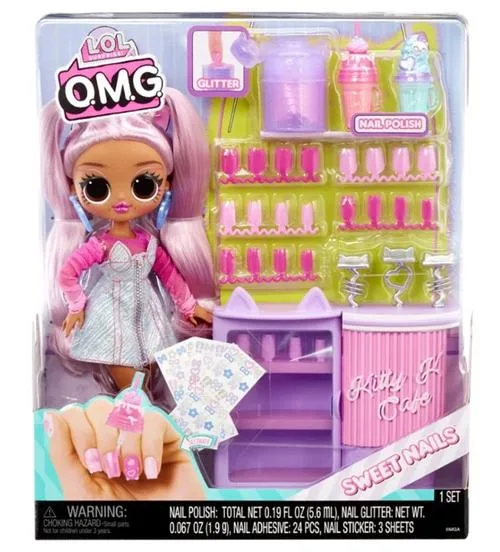 Papusa LOL Surprise OMG Sweet Nails — Recenzie completă și verdict asupra setului Kitty K Cafe