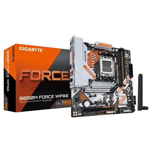 Placă de bază GIGABYTE B850M FORCE WIFI 6E — Recenzie, performanță și specificații