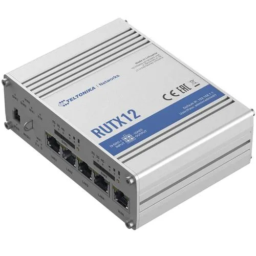 Router Teltonika RUTX12 — Recenzie, specificații și performanță