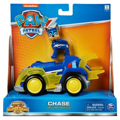 Set figurina cu vehicul Paw Patrol Mighty Pups Deluxe — Recenzie și specificații