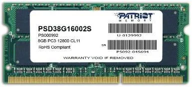 Memorie laptop Patriot SODIMM DDR3 — Caracteristici, performanță și verdict
