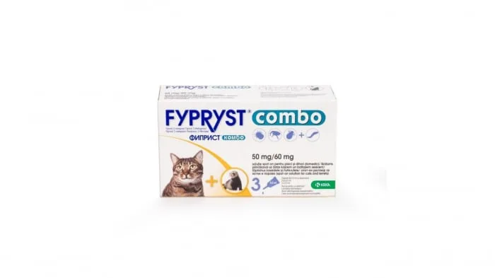 Fypryst Combo Cat 50 mg 3 pipete KRKA — Merită cumpărat? Recenzie & caracteristici