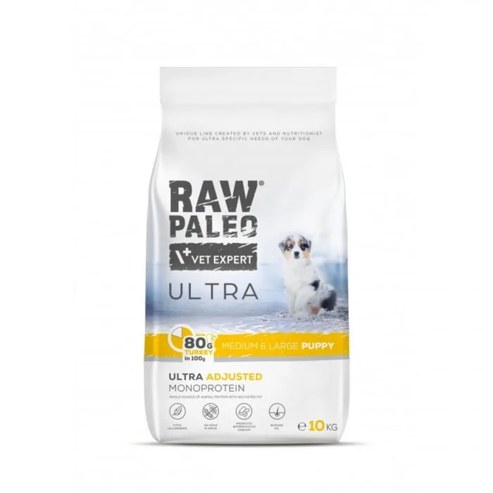 Hrana uscată pentru câini Raw Paleo Ultra Turkey — Păreri și specificații