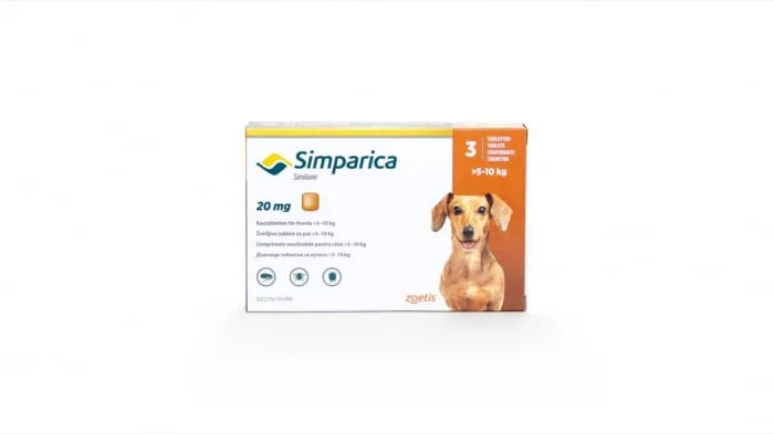 Simparica Caine 20 mg — Recenzie, preț și avantaje pentru tratamentul căpușelor și purecilor