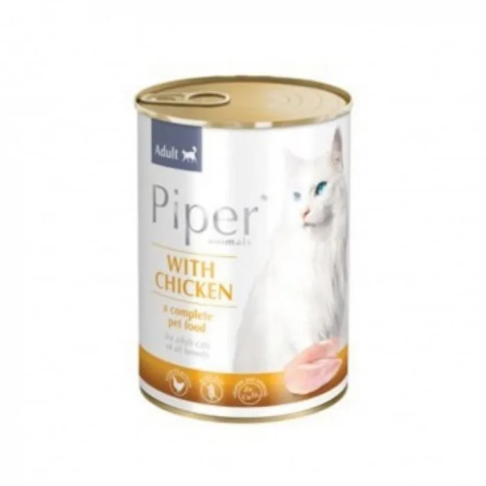 Recomandări conservă hrana umedă Piper Cat Adult Pui 400 g — Păreri și preț