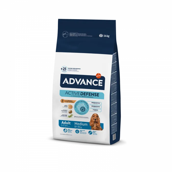 Hrana uscată Advance Medium Adult — Recenzie, calitate și avantaje pentru câini de talie medie