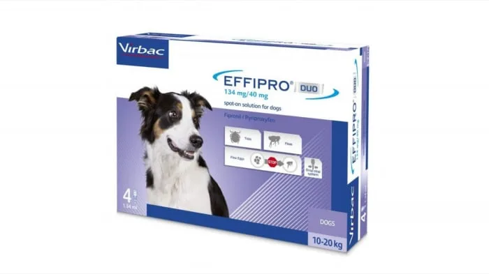 Effipro Duo Dog M 134 mg — Recenzie despre eficiența și avantajele produsului pentru câini