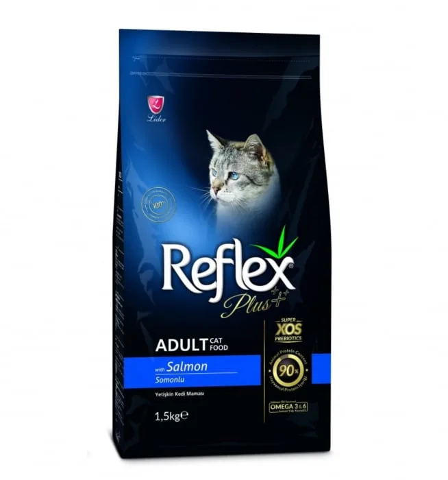 Hrana uscată pentru pisici Reflex Plus Adult Cat Somon — Recenzie, calitate și preț