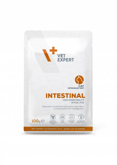 Recomandări pentru dietă veterinară pisici VetExpert Intestinal Cat — Păreri și preț