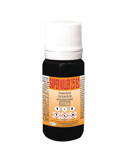Insecticid Pasteur Romania Super Killer 25T — Recenzie și performanță pentru uz profesional