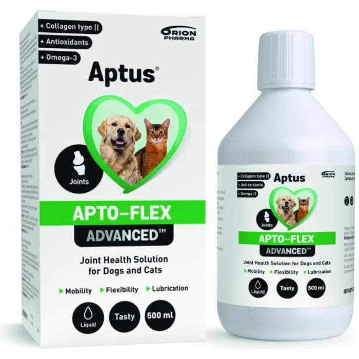 Aptus Apto-Flex Advanced Vet Syrup — Recenzie despre beneficiile pentru sănătatea articulară a câinilor
