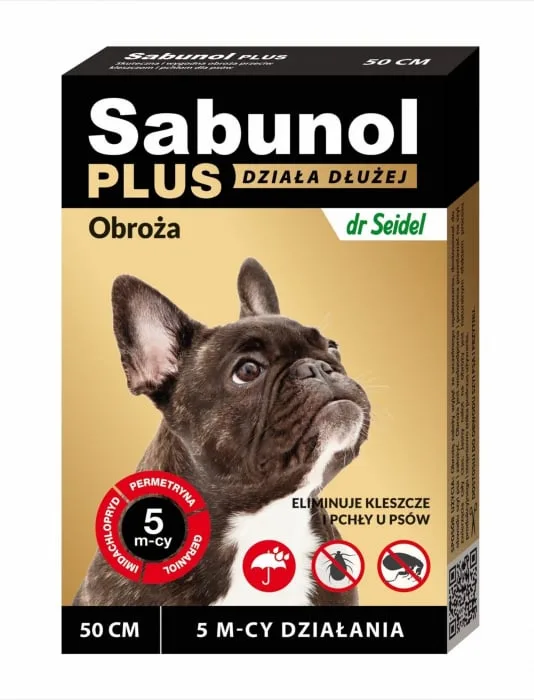 Zgarda antiparazitară pentru câini Sabunol Plus — Recenzie, preț și caracteristici