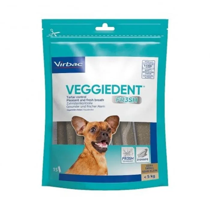 VeggieDent Detal Chew Fr3sh pentru câini foarte mici — Recenzie, preț și caracteristici