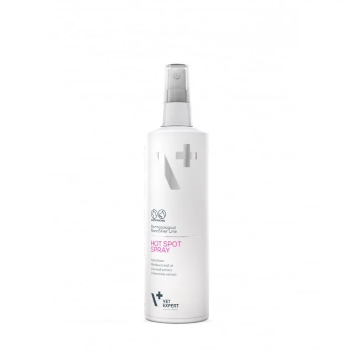 Spray Vetexpert Nanosilver Hot Spot — Recenzie și specificații pentru tratamentul leziunilor pielii la pisici