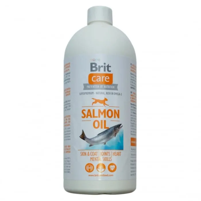 Brit Care ulei de somon — Recenzie despre beneficiile pentru blană și piele a pisicii