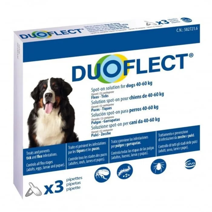 Ceva Sante Duoflect — Recenzie completă și verdict pentru soluție antiparazitară spot-on câini 40 kg
