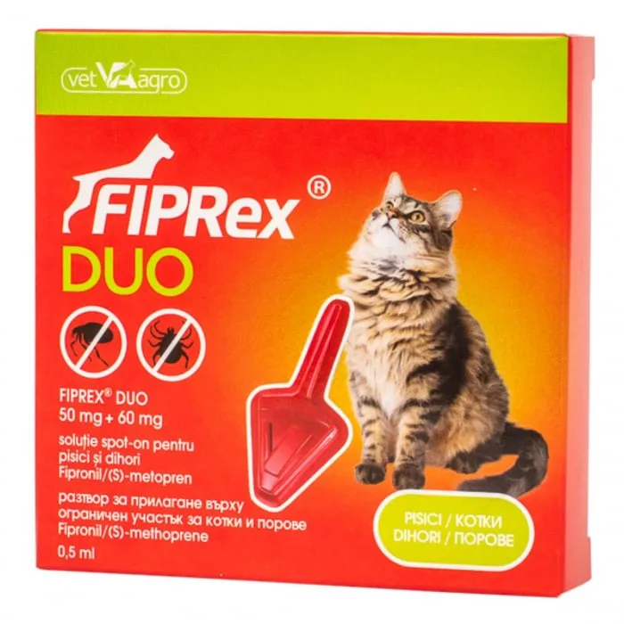 Vetagro Fiprex Duo Cat — Recenzie despre preț și performanță antiparazitară