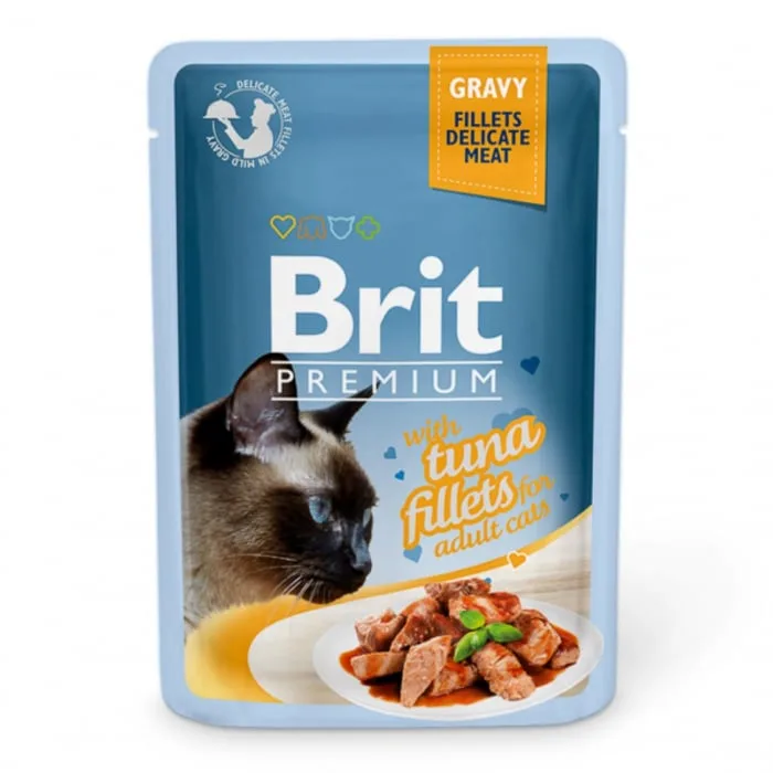 Brit Cat Delicate cu ton în sos — Review, preț și caracteristici