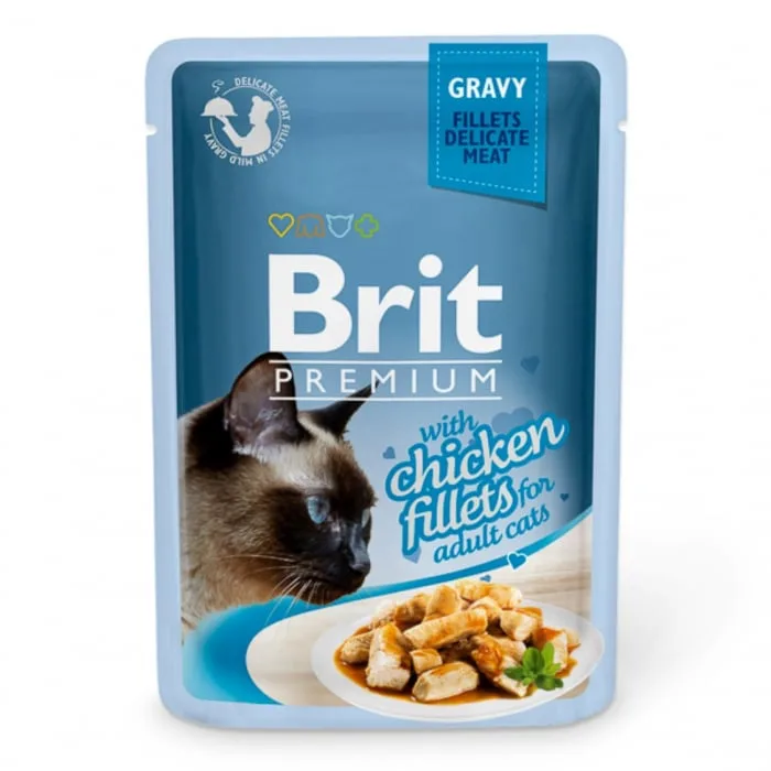 Brit Cat Delicate cu pui in sos — Recenzie preț și caracteristici