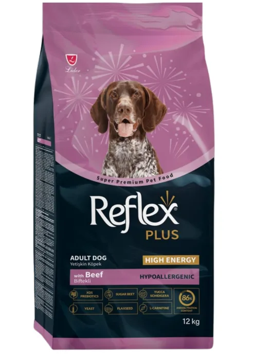 Hrana uscată pentru câini Reflex Dog Adult cu vită — Recenzie, calitate și performanță