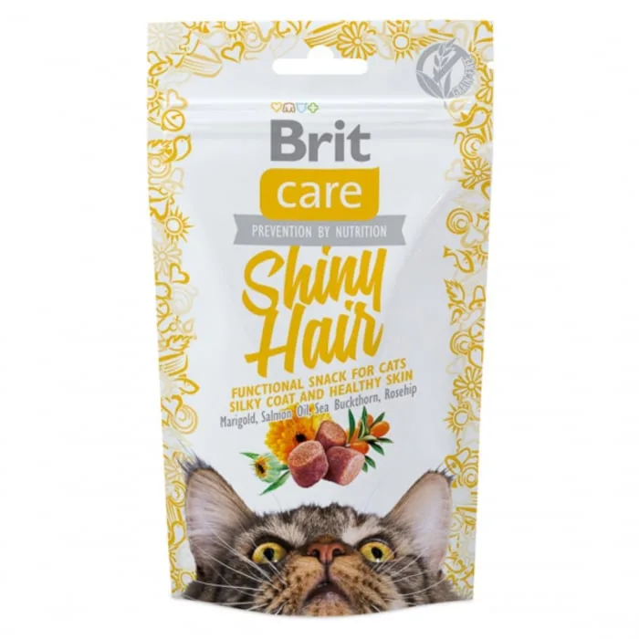 Brit Care Cat Snack Shiny Hair — Recenzie, beneficii pentru blană și piele sănătoasă