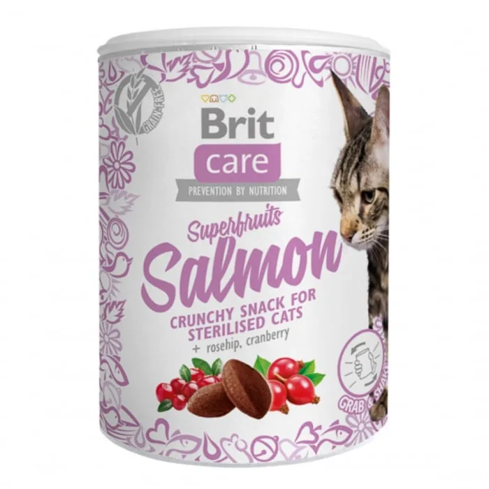 Brit Care Cat Snack Superfruits Salmon — Păreri, specificații și preț actualizat