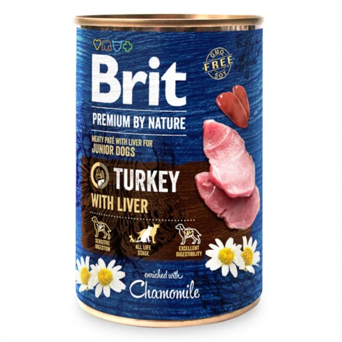 Brit Premium by Nature Junior Turkey with Liver 400 g — Recenzie, calitate și preț