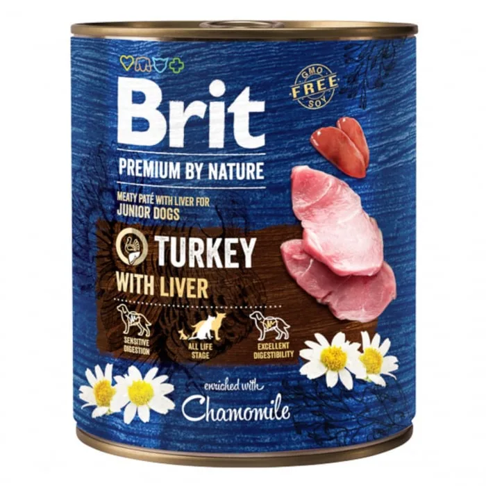 Brit Premium by Nature Junior Turkey with Liver — Recenzie, specificații și verdict