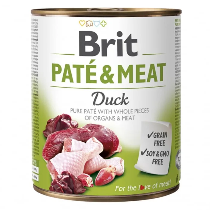 Hrănire completă pentru câini Brit Premium Pate and Meat Duck — Caracteristici și review