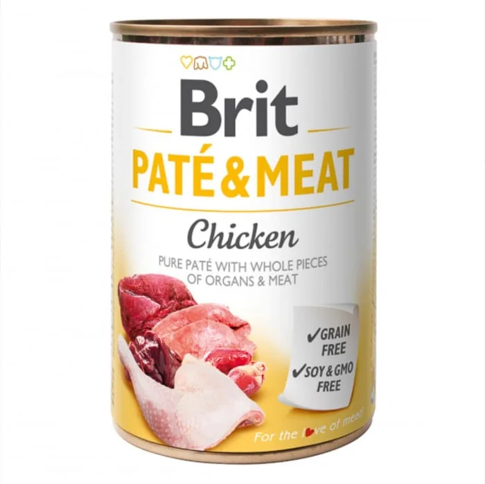 Brit Pate and Meat Chicken 400 g — Recenzie despre calitate și avantaje