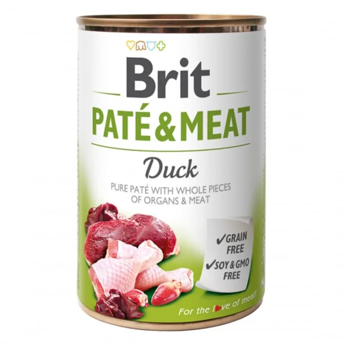 Recomandat Brit Premium Pate and Meat Duck 400 g — specificații, gust și preț actualizat