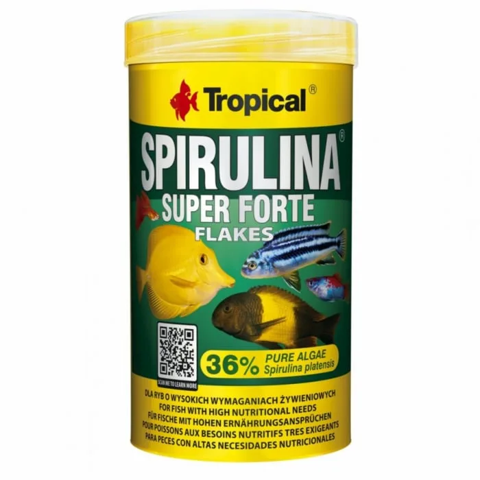 Hrana pentru pești Tropical Spirulina Forte — recenzie, specificații și verdict