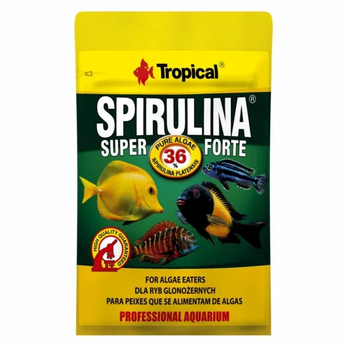 Hrana pentru pești Tropical Spirulina Forte — Recenzie, calitate și specificații