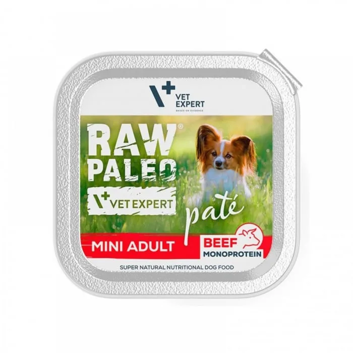 Hrana umedă VetExpert Raw Paleo Pate pentru câini adulți — Caracteristici, preț și verdict