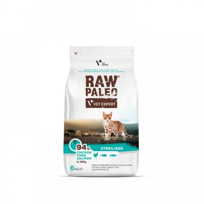 Hrana uscată pentru pisici sterilizate VET EXPERT RAW PALEO — Păreri, preț și caracteristici