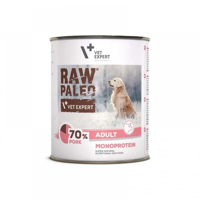 Hrana umedă Vet Expert Raw Paleo pentru câini adulți — Recenzie și specificații
