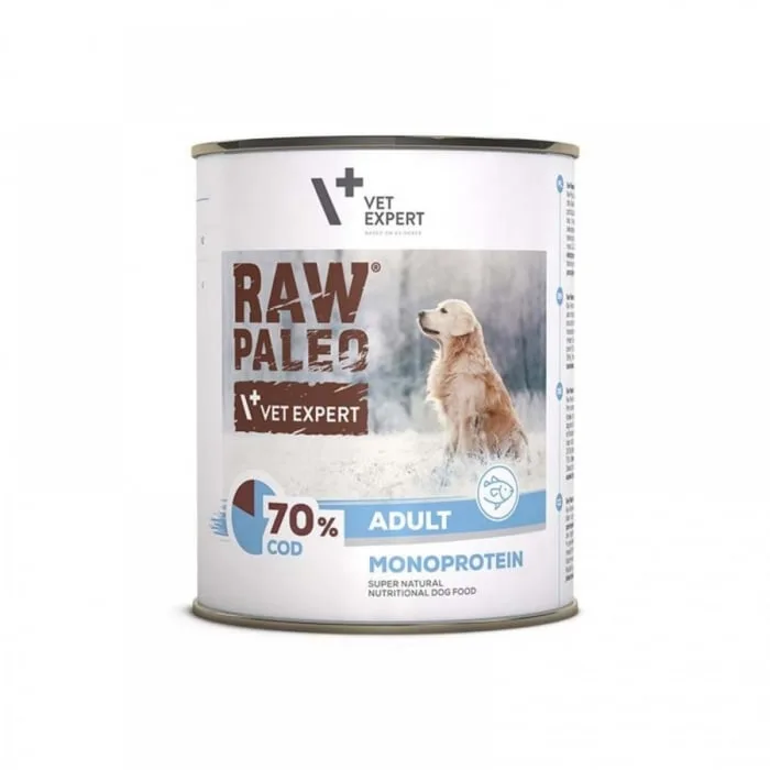 Hrana umedă Vet Expert Raw Paleo pentru câini adulți – review și preț