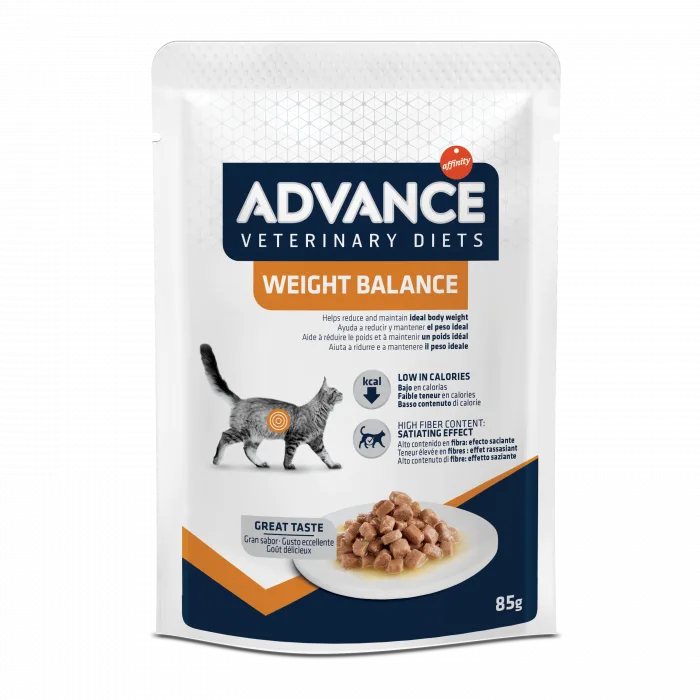 Hrana umedă pentru pisici Advance Veterinary Diets Weight Balance — Recenzie, preț și caracteristici