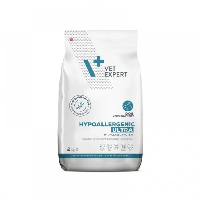 Hrana uscată Vet Expert Hypoallergenic Ultra — Recenzie, specificații și verdict pentru câini adulți