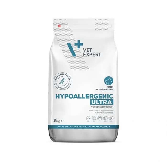 Hrana uscată Vet Expert Hypoallergenic Ultra — Recenzie, preț și caracteristici