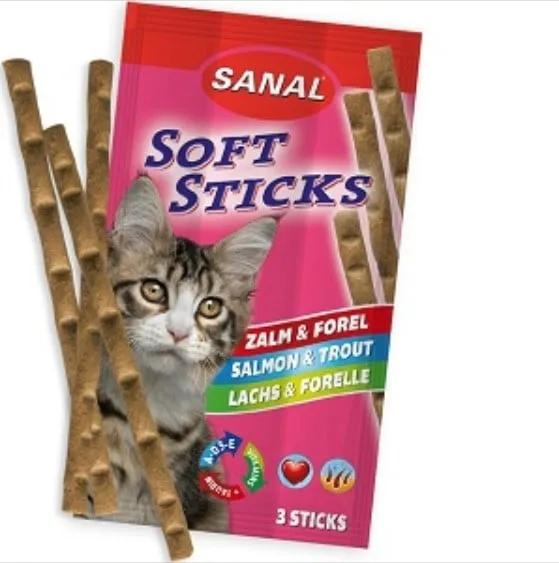 Recomandări Sanal Cat Salmon and Trout 15 g — Păreri despre recompensele aromate pentru pisici