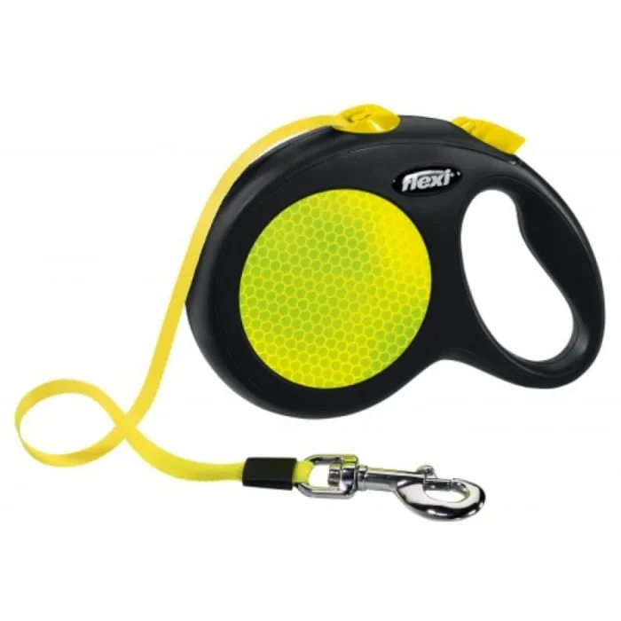 Lesa retractabilă Flexi New Classic Neon — Recenzie, specificații & verdict pentru câini de până la 50 kg