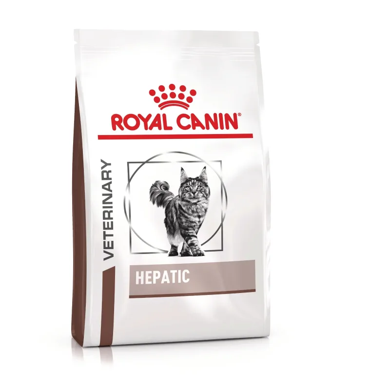 Recomandat Royal Canin Hepatic — Dietă completă pentru pisici cu susținere hepatică