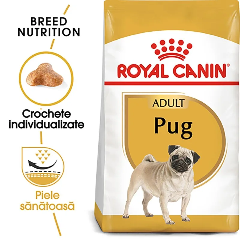 Royal Canin Pug Adult — Recenzie, caracteristici și preț pentru hrana uscată de 1.5 kg