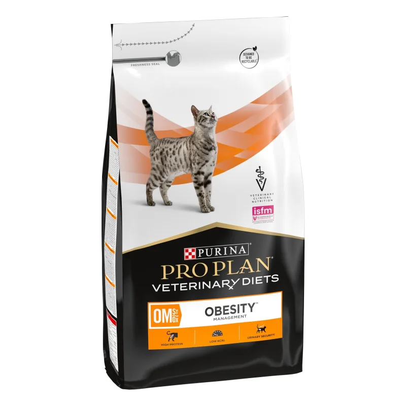Purina Pro Plan Veterinary Diets OM — Recenzie despre reducerea în greutate a pisicilor obeze