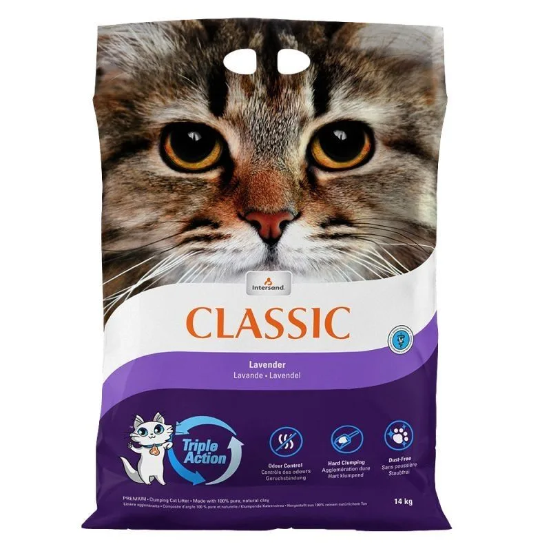 Nisip igienic Intersand Classic Lavanda — Recenzie despre calitate, preț și avantajele sale