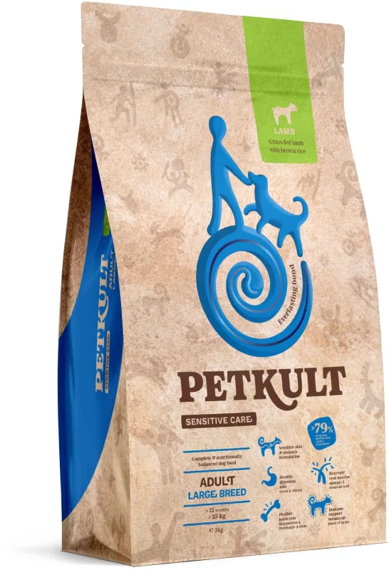 Hrana uscată pentru câini Petkult Dog Sensitive Care Adult Large — Caracteristici, preț și opinie