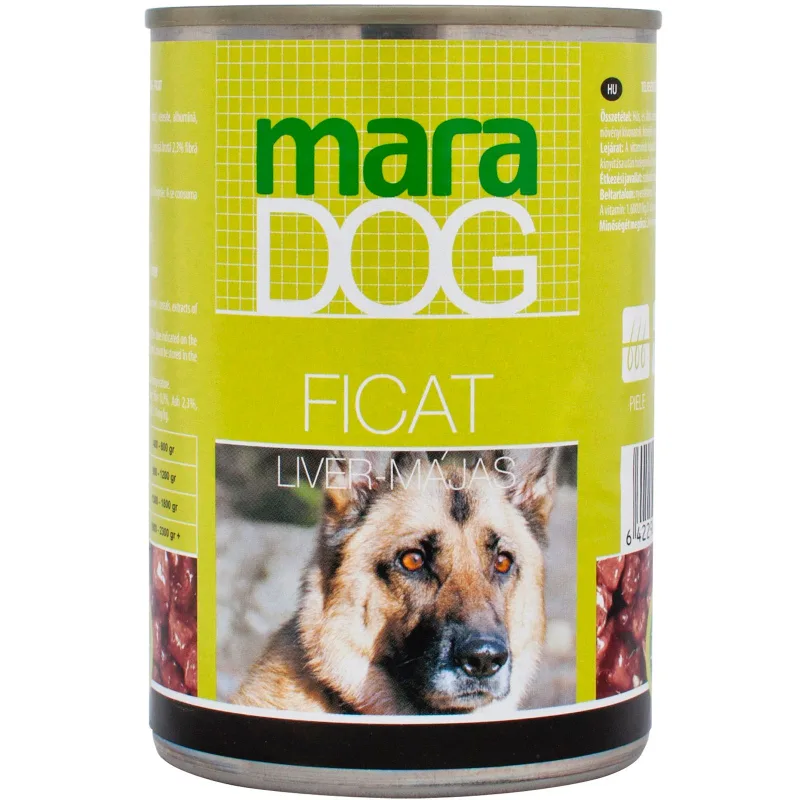 Hrana umedă pentru câini Maradog Caine Ficat 415 g — Recenzie și specificații, merită cumpărat