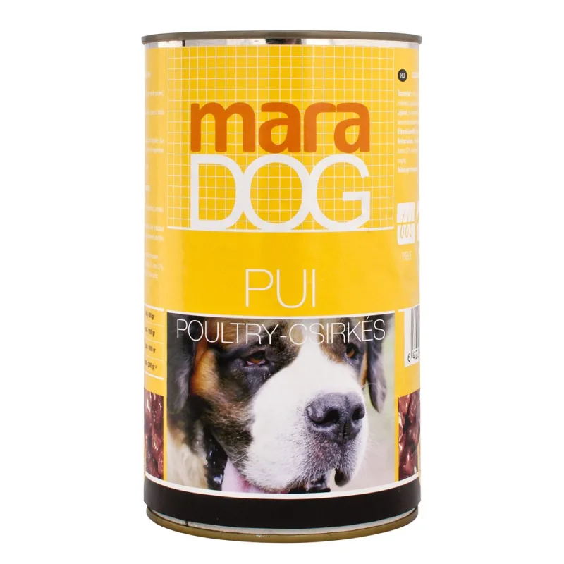 Hrana umedă pentru câini Maradog Caine Conserva Pui — Recenzie, specificații și verdict